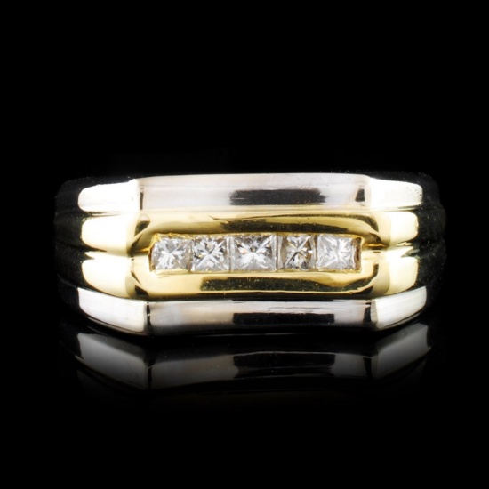 14K Gold 0.41ctw Diamond Ring