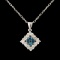 14K Gold 0.63ctw Diamond Pendant