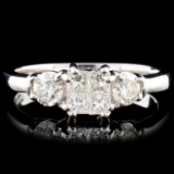 18K Gold 0.75ctw Diamond Ring