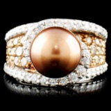 18K Yellow Gold 0.69ctw Diamond Ring