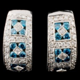 14K Gold 1.82ctw Diamond Earrings