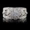 18K White Gold 1.26ctw Diamond Ring