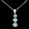 18K Gold 0.50ctw Fancy Color Diamond Pendant