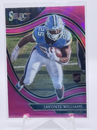 Javonte Williams Select Rookie Field Level PINK PRIZM