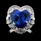 18K Gold 6.84ct Tanzanite & 1.33ctw Diamond Ring