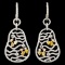 18K Gold 3.01ctw Diamond Earrings