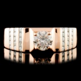 14K Gold 0.84ctw Diamond Ring