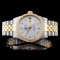 Rolex YG/SS DateJust Diamond 36MM Watch