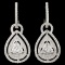 14K Gold 1.28ctw Diamond Earrings