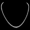 18k White Gold 9.50ct Diamond Necklace