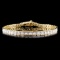 14K Gold 1.48ctw Diamond Bracelet