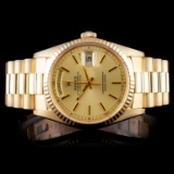 Rolex 18K YG Day-Date Men's Watch