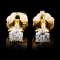 14K Gold 0.14ctw Diamond Earrings