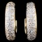 14K Gold 2.56ctw Diamond Earrings