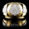 14K Gold 0.91ctw Diamond Ring