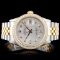 Rolex YG/SS DateJust Diamond 36MM Watch