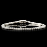 14K Gold 2.82ctw Diamond Bracelet