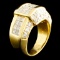 18K Gold 3.11ctw Diamond Ring