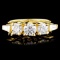 18K Gold 1.05ctw Diamond Ring