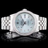 Rolex SS DateJust Diamond 36mm Wristwatch