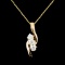 14K Gold 0.52ctw Diamond Pendant