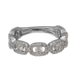 14k White Gold 1.00ct Diamond Ring