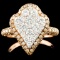 14K Gold 1.91ctw Fancy Color Diamond Ring