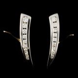 14K Gold 0.43ctw Diamond Earrings