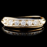 14K Gold 0.23ctw Diamond Ring
