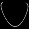 ^18k White Gold 9.00ct Diamond Necklace