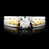 18K Gold 0.35ctw Diamond Ring