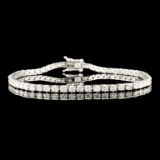 14K Gold 3.73ctw Diamond Bracelet