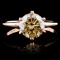 14K Rose Gold 1.70ct Solitaire Diamond Ring