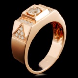 14K Gold 0.84ctw Fancy Diamond Ring