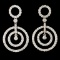 18K Gold 2.10ctw Diamond Earrings