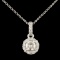 14K Gold 0.78ctw Diamond Pendant