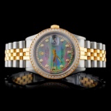 Rolex YG/SS DateJust Diamond 36MM Watch