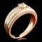14K Gold 1.02ctw Diamond Ring