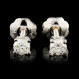 14K Gold 0.16ctw Diamond Earrings