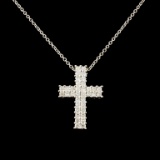 14K Gold 0.64ctw Diamond Pendant