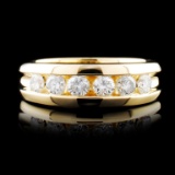 14K Gold 0.92ctw Diamond Ring