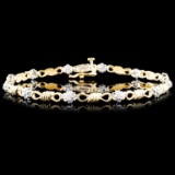 14K Gold 0.25ctw Diamond Bracelet