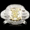 18K Gold 3.62ctw Fancy Colored Diamond Ring