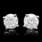 14k White Gold 1.70ct Diamond Earrings