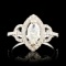 14K Gold 1.09ctw Diamond Ring