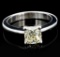 18K White Gold 1.21ct Diamond Solitaire Ring