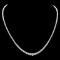 ^18k White Gold 9.50ct Diamond Necklace