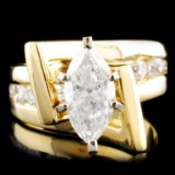18K Gold 1.60ctw Diamond Ring