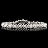 14K Gold 3.00ctw Diamond Bracelet