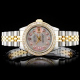 Rolex YG/SS DateJust 2.00ct Diamond Ladies Wristwa